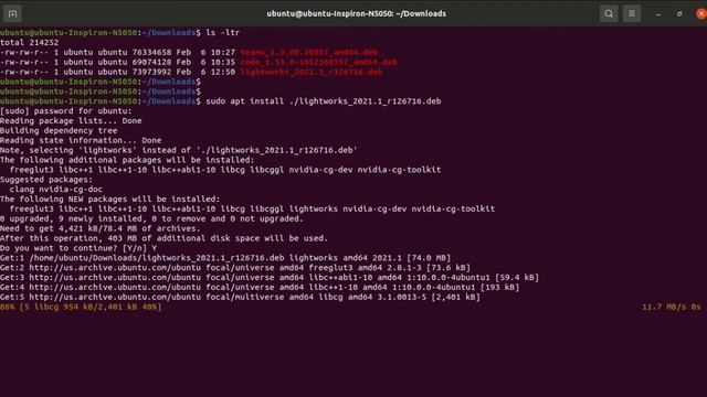 How to install Lightworks Video Editor on Ubuntu 20.04 смотреть онлайн