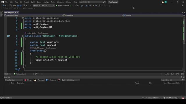 How to use custom fonts for Unity's Text component смотреть онлайн