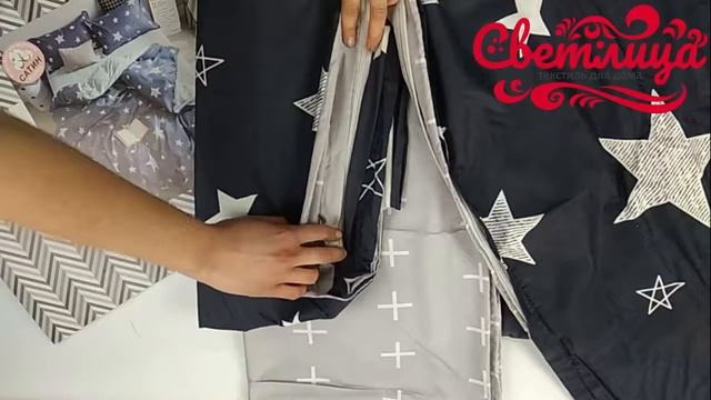Комплект постельного белья из сатина Модный CL016 смотреть онлайн