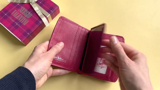 ❤Женский средний лакированный кошелек под питона Sergio Valentini➡️СВ 3102-480 смотреть онлайн