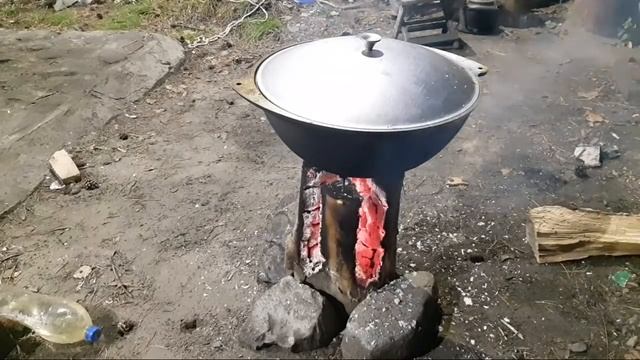 Готовим Плов На Финской Свечке, Общаемся смотреть онлайн