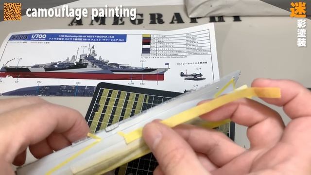 アメリカ海軍 ウェスト・バージニア ＆ 浮ドック エポキシレジン ジオラマ // USS West Virginia & Floating Dry dock - Epoxy resin dioram смотреть онлайн