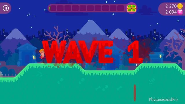 BOWMASTERS - Walkthrough Gameplay - KITEBOARDER Vs ZOMBIES Z DAYS (iOS Android) смотреть онлайн