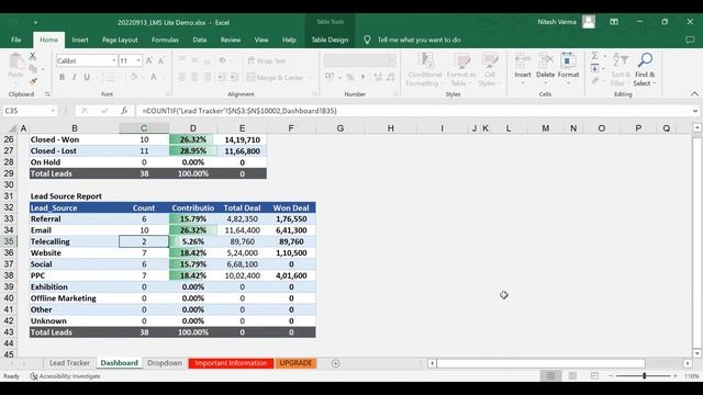 Free Lead Tracking Spreadsheet For Small Businesses and Freelancers | Excel Template Free Download смотреть онлайн
