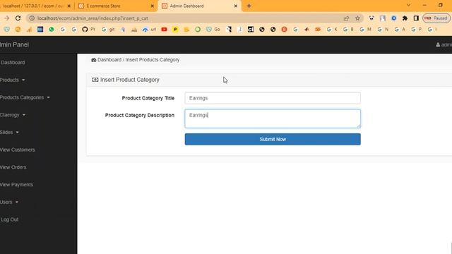 Ecommerce Management System in PHP смотреть онлайн