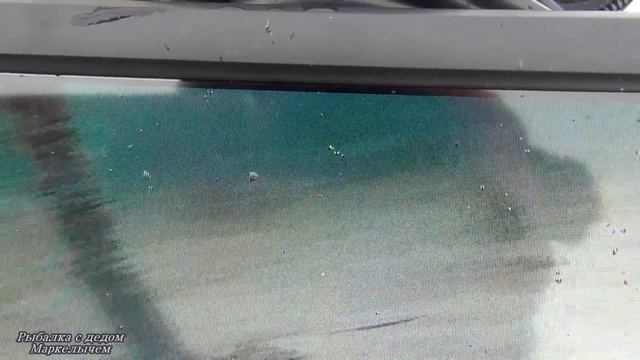 Тест самодельной подводной камеры на водоёме. Реакция рыбы на приманки. смотреть онлайн
