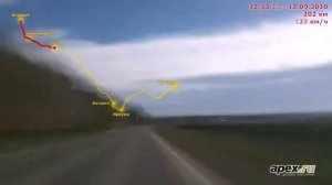 Авто-путешествие «Москва- Владивосток» за 80 секунд