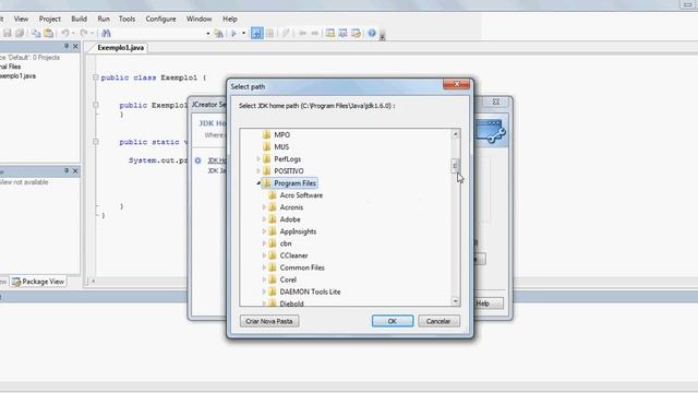 #4.1 | Programação JAVA | Como instanciar pacote JDK no JCreator | ERRO CLASSE RESOLVIDO смотреть онлайн