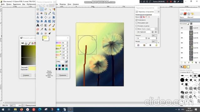 Урок по созданию одуванчиков в Gimp смотреть онлайн