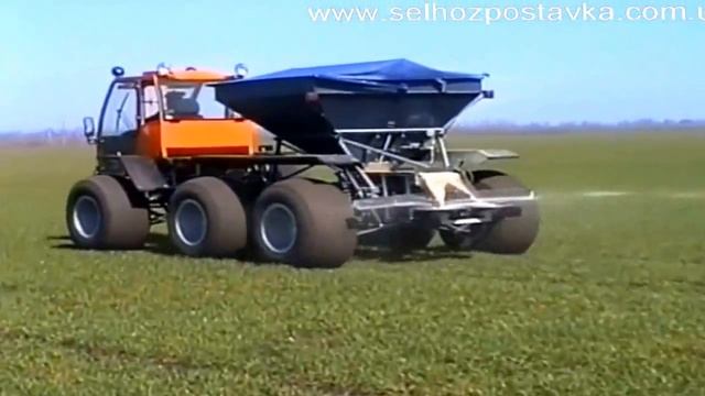 Самоходный разбрасыватель удобрений РМУ 4 Туман 2 смотреть онлайн