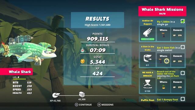 Great White Message in a Bottle | Let's Play Hungry Shark World | PS4 Pro Console Gameplay (P+J) смотреть онлайн