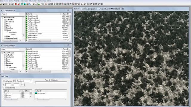 New worldspace - grass appears in the Creation Kit but NO grass ingame смотреть онлайн