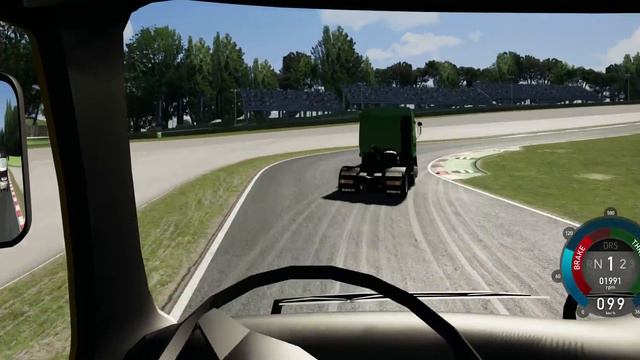 Assetto Corsa - European Truck Racing v7.5 @ Imola vs AI смотреть онлайн