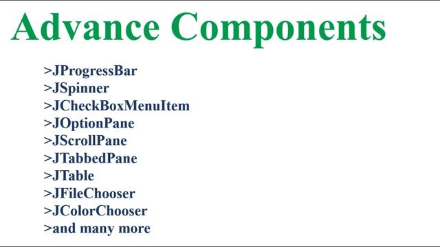 #31 Java Swing Tutorial | Advance Components смотреть онлайн