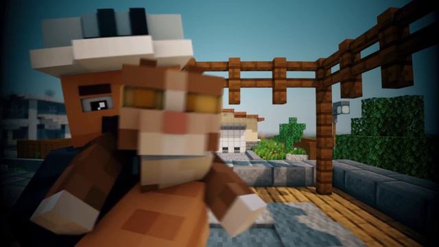 Кот мяукает в камеру, но это Майнкрафт Анимация! // Minecraft Animation