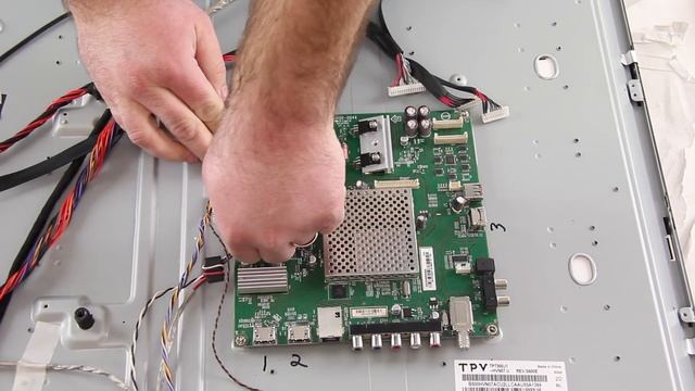 Vizio 50" LED TV Repair E50-C1 - How to Replace All Boards Part Number KIT-E50-C1-K2 смотреть онлайн