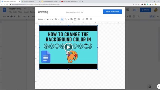 How to Insert a Video in Google Docs смотреть онлайн