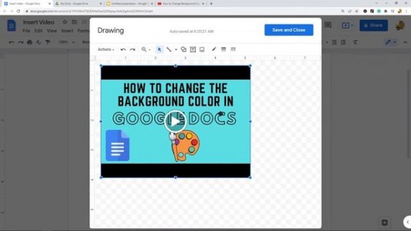 How to Insert a Video in Google Docs