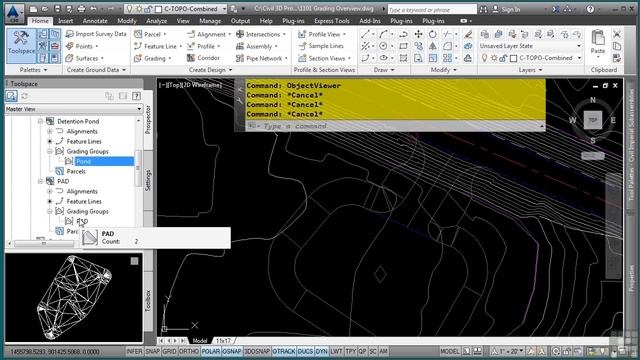 AutoCAD Civil 3D 2014 Tutorial | Grading Overview смотреть онлайн