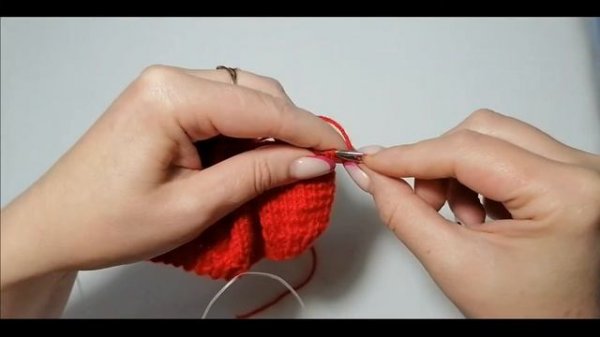 Брюки для куклы на спицах. Штанишки для куклы на спицах. Вывязывание ростка, ластовицы.