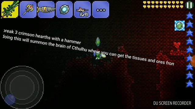 How to craft the Deathbringer pickaxe||Terraria смотреть онлайн