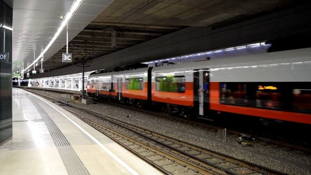 Züge ÖBB cityjet in Flughafen Wien смотреть онлайн