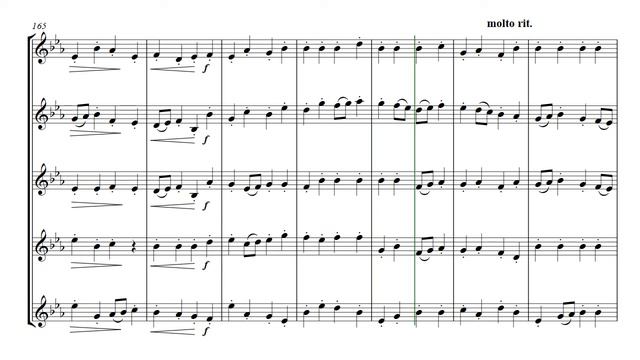 Bouree and Hornpipe (Water Music Suite 1) - brass quintet смотреть онлайн