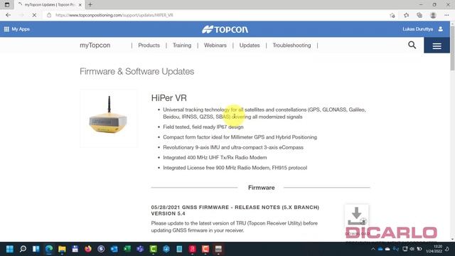 Topcon/Sokkia download and install of the Topcon/Sokkia Receiver Utility (TRU/SRU) смотреть онлайн