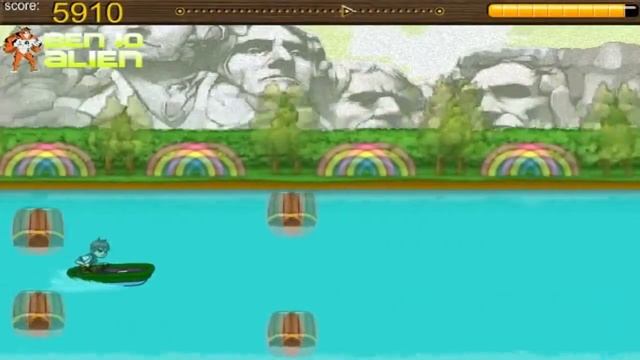 Бен тен, Бен 10 гонки на катере # 1 бесплатная игра онлайн смотреть онлайн