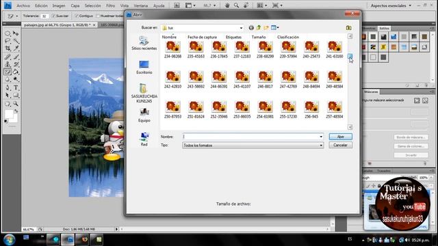 como hacer un fotomontaje basico con adobe photoshop cs4 !! смотреть онлайн