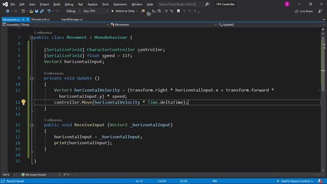 FPS Controller with Unity's New Input System смотреть онлайн