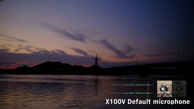 FUJIFILM X100V MIC-ST1 Stereo Microphone Sound Sample