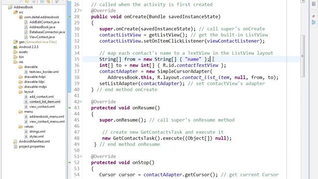 lesson10 10 Overriding Activity method onCreate смотреть онлайн