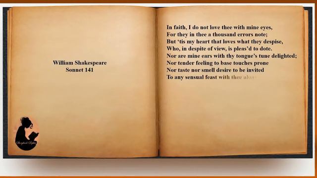 William Shakespeare - Sonnet 141 (audio with text) смотреть онлайн