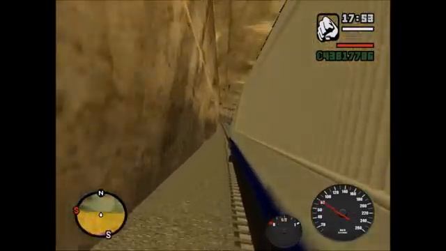GTA San Andreas High Speed Railway Line смотреть онлайн