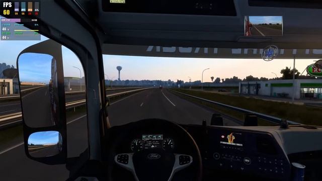 Euro Truck Simulator 2 . Ford F-MAX. Проба руля. 190 смотреть онлайн