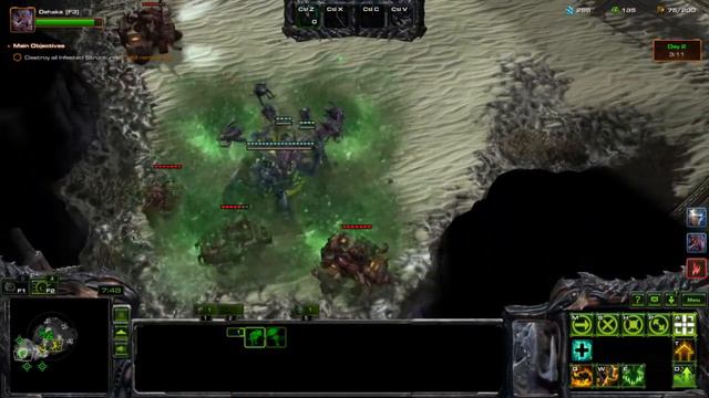 Starcraft 2 Co-Op MAX Level Dehaka! Small Co-op Overview смотреть онлайн