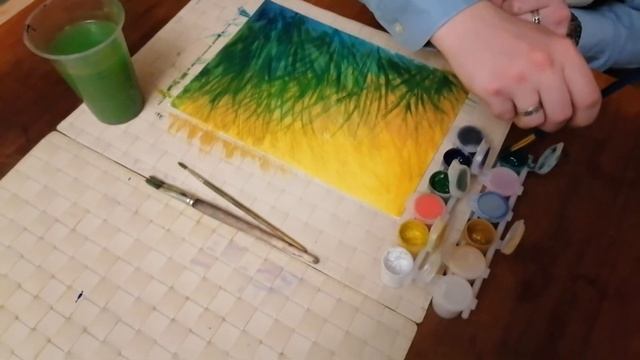 Рисуем гуашью одуванчик смотреть онлайн