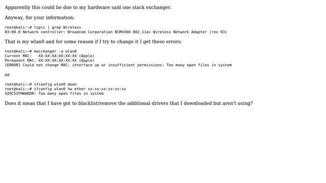 Apple: Kali Linux MAC address changing on MacBook Pro Retina смотреть онлайн