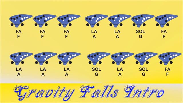 Gravity Falls Intro - Ocarina Tutorial смотреть онлайн