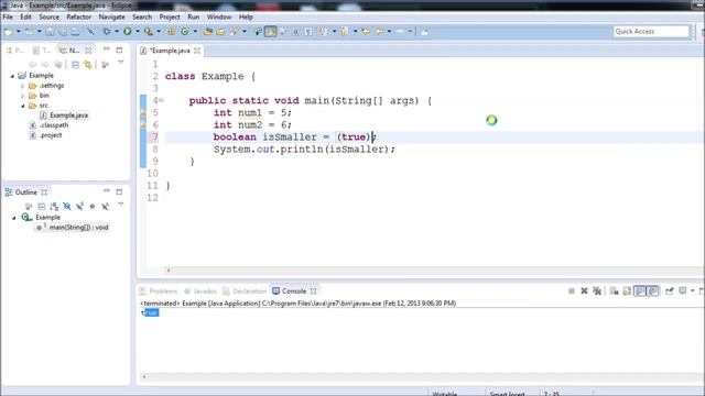 Java Tutorial - 7 - Boolean Expressions смотреть онлайн