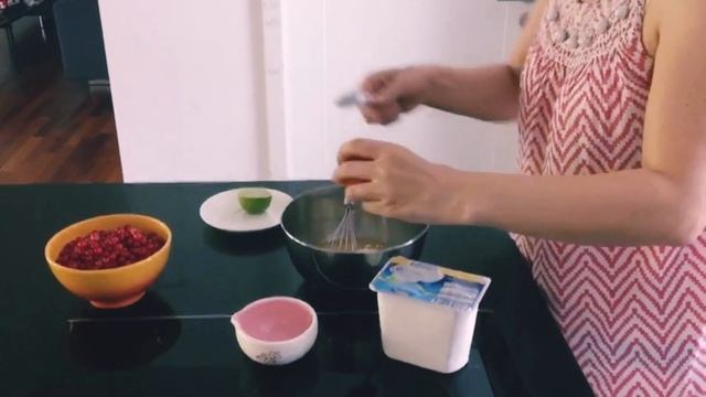 ЧИЗКЕЙК с красной смородиной / Käsekuchen Mit Roten Johannisbeeren