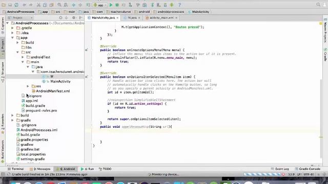 Android (Processus, Threads, Workers, Handlers) - 1/2 смотреть онлайн