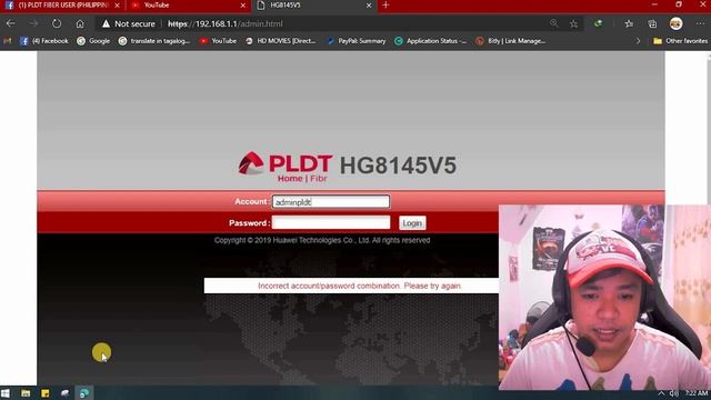PLDT FULL ADMIN ACCOUNT #HG8145V5 смотреть онлайн
