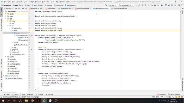 02.1: Activities and intents CODELAB смотреть онлайн