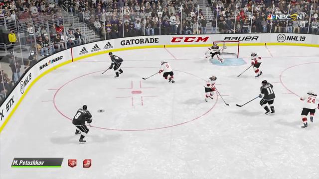 Интрига с Дьяволами--Мишаня Петушков--карьера вратаря в NHL 19 #21 смотреть онлайн