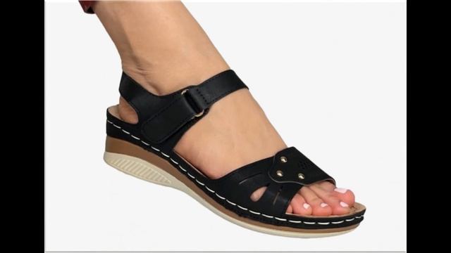 COMFY SOFT OFFICE STYLE LEATHER SANDALS DESIGNS 2023 COLLECTION FOR WOMEN LATEST NEW PRETTY FOOTWEA смотреть онлайн