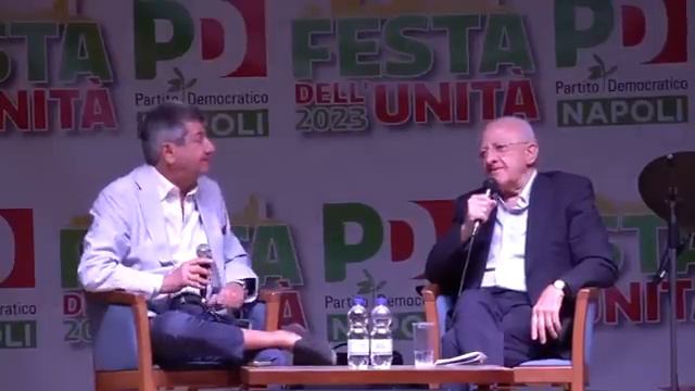 De Luca - Festa dell'Unità 2023 (01.10.23) смотреть онлайн