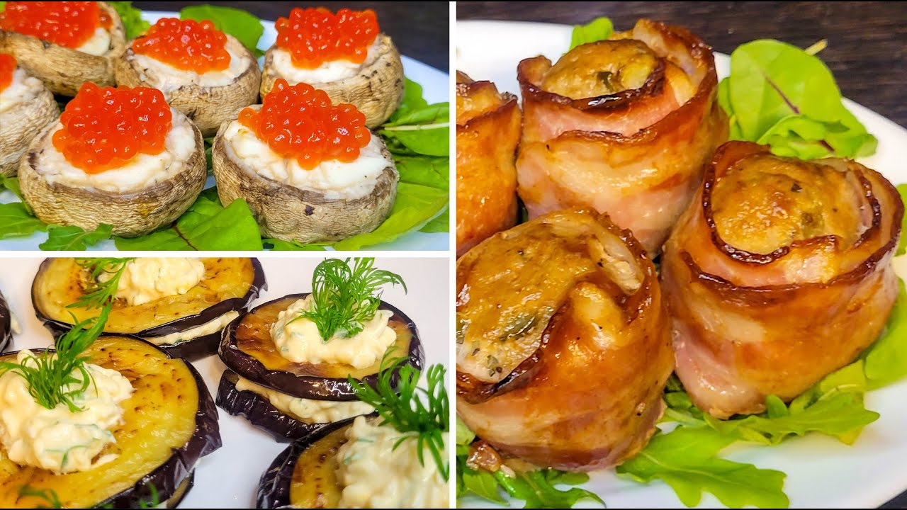 Этим ЗАКУСКАМ рады все ГОСТИ! 3 Рецепта ЗАКУСОК на НОВЫЙ ГОД 2023! смотреть онлайн