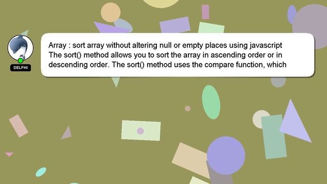 Array : sort array without altering null or empty places using javascript смотреть онлайн